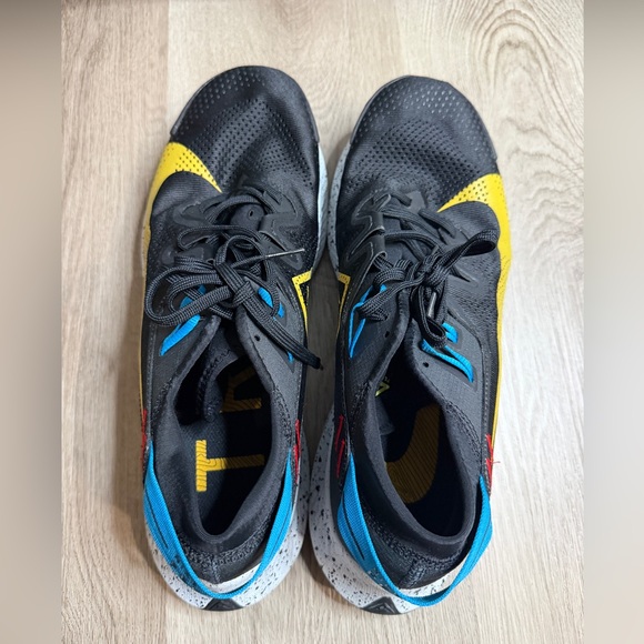 Nike Trail Pegasus Black Yellow and Blue Men's Sneakers
